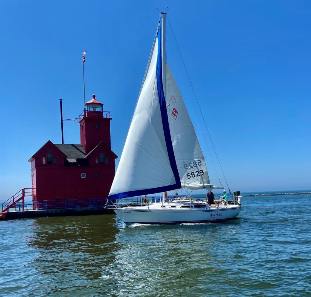 Drifter on the water